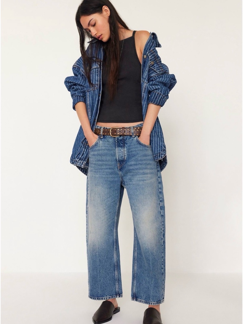 We the Free Classic Wide Leg Jeans Size 27
